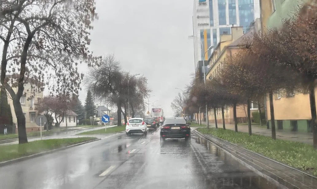 Kolizja na Warszawskiej w Rzeszowie