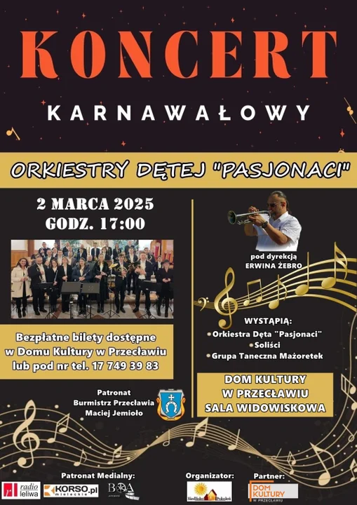 Plakat koncert Przecław