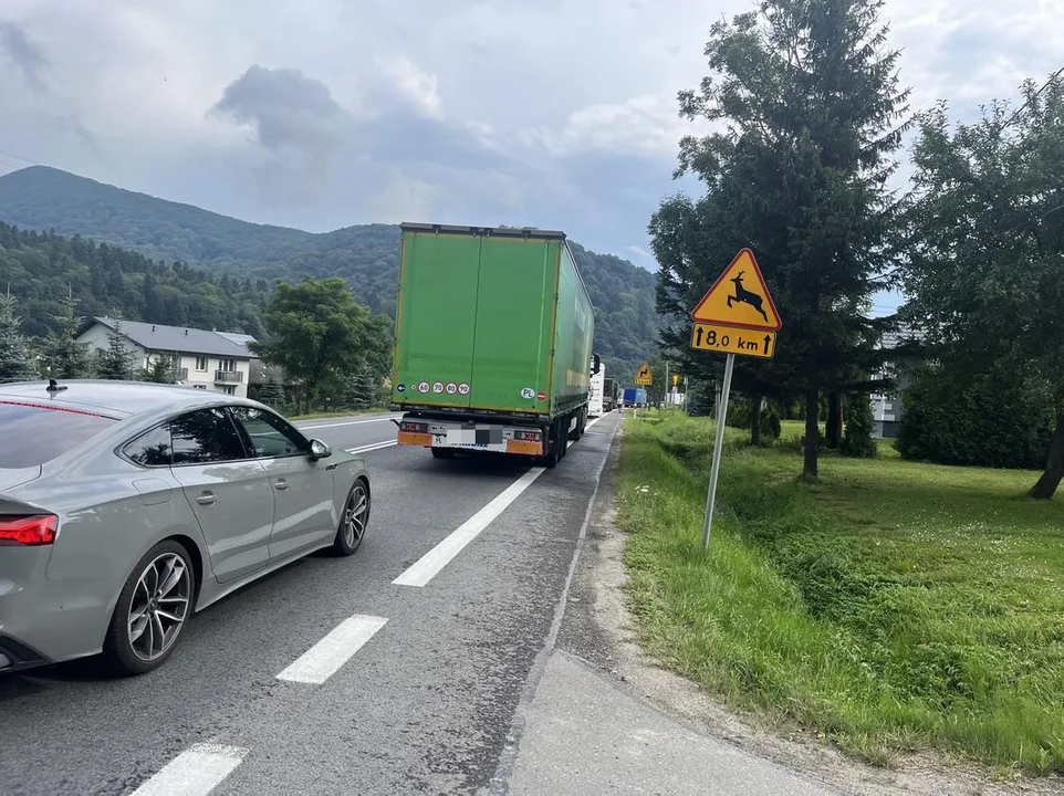 Wypadek na drodze krajowej numer 19 w Nowej Wsi