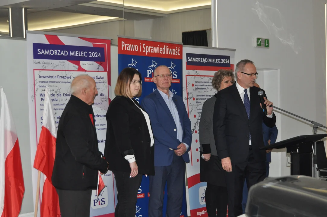 Spotkanie kandydatów Prawa i Sprawiedliwości w Mielcu