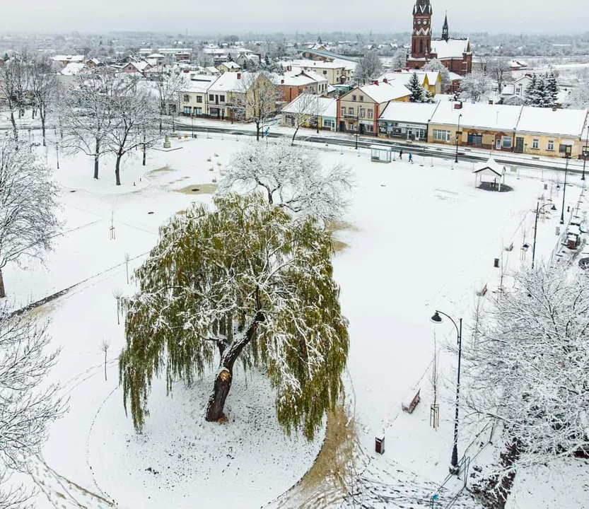 Tarnobrzeg i Stalowa Wola po opadach śniegu