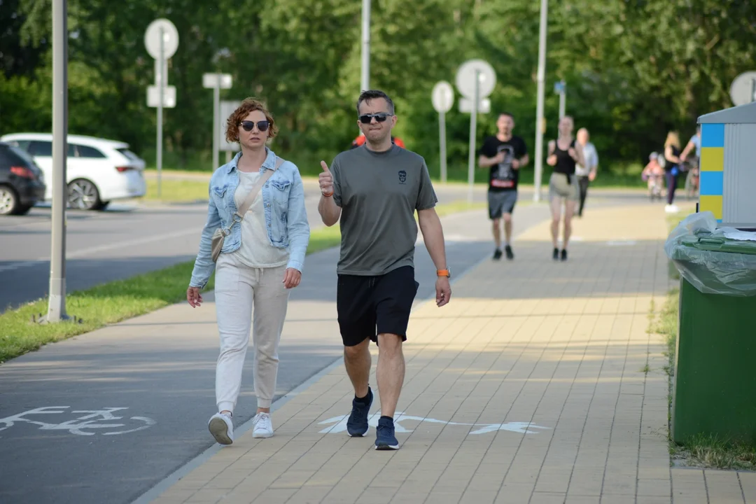 "Biegamy i Pomagamy" nad Jeziorem Tarnobrzeskim - dzień drugi