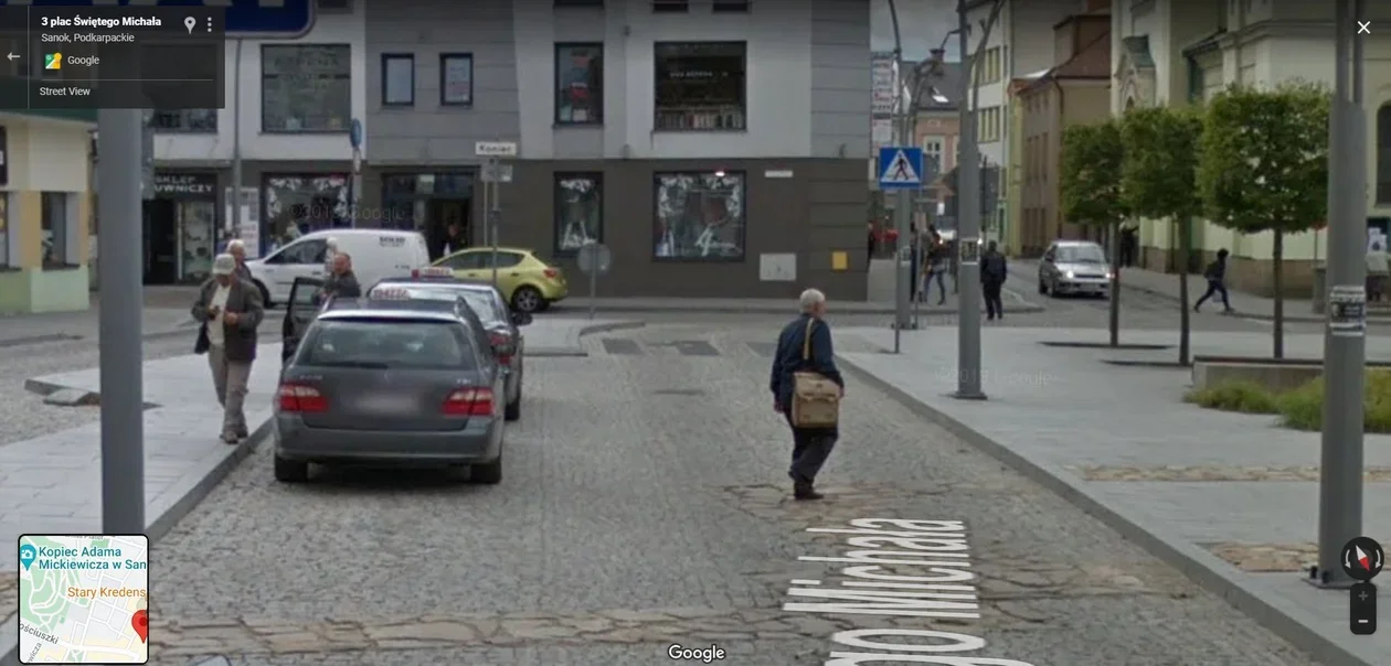 Mieszkańcy Podkarpacia na zdjęciach Google Street View