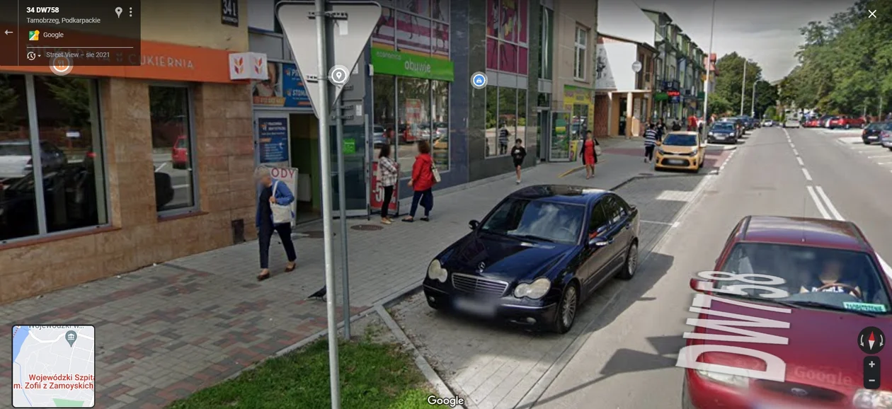 Google Street View 2021 - zdjęcia ze Stalowej Woli, Tarnobrzega i Grębowa