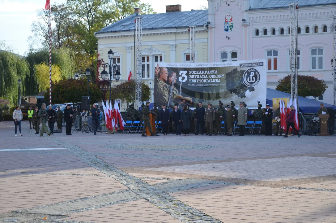 Uroczysta przysięga terytorialsów z Podkarpacia