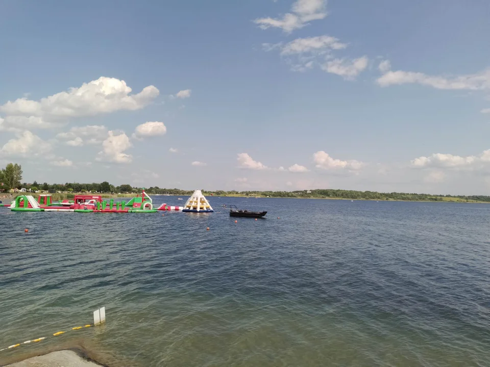 Jezioro Tarnobrzeskie w niedzielne popołudnie