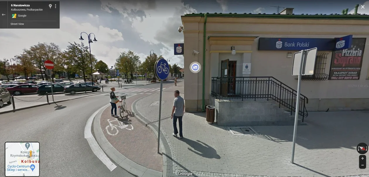 Mieszkańcy Podkarpacia na zdjęciach Google Street View