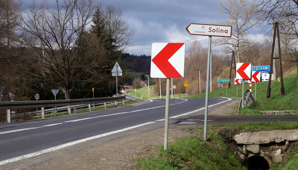 Tą trasą nie dojedziemy do Jeziora Solińskiego i okolicznych miejscowości