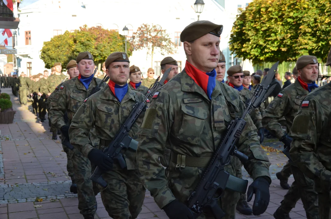 Uroczysta przysięga terytorialsów z Podkarpacia