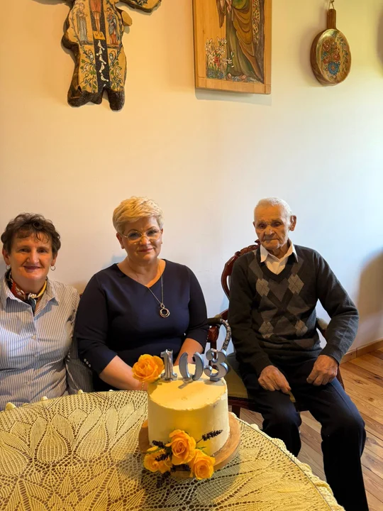 103. urodziny Józefa Łagody z Porąb Dymarskich