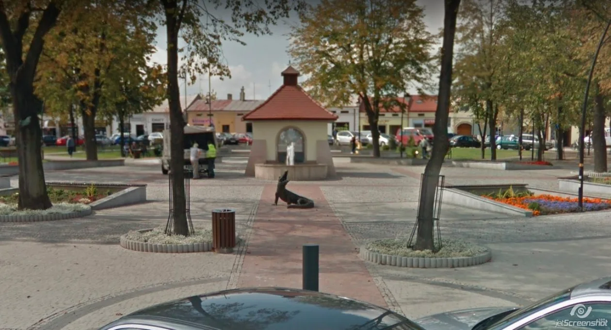 Rynki w podkarpackich miastach z Google Street View