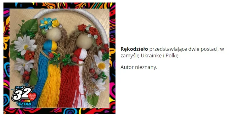 Rękodzieło - "Polsko-Ukraińska przyjaźń"