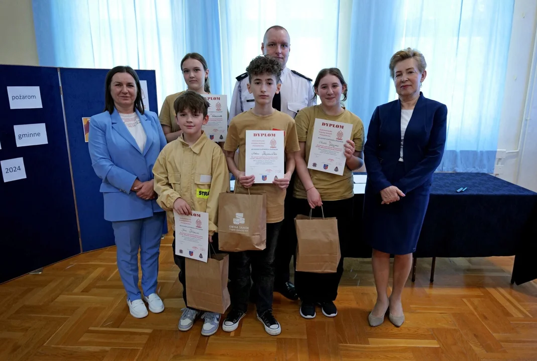 Eliminacje gminne do Ogólnopolskiego Turnieju Wiedzy Pożarniczej „Młodzież Zapobiega Pożarom”