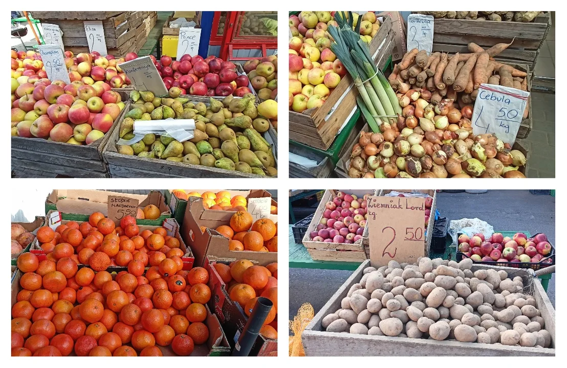 Warzywa i owoce sezonowe przy hali targowej. Jak wypadają cenowo? [ZDJĘCIA] - Zdjęcie główne