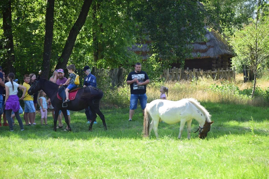 Tłumy na imprezie w skansenie w Kolbuszowej.