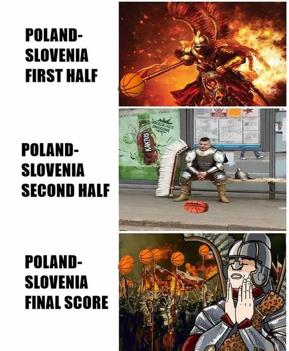 Memy po meczu Słowenia - Polska na Eurobaskecie