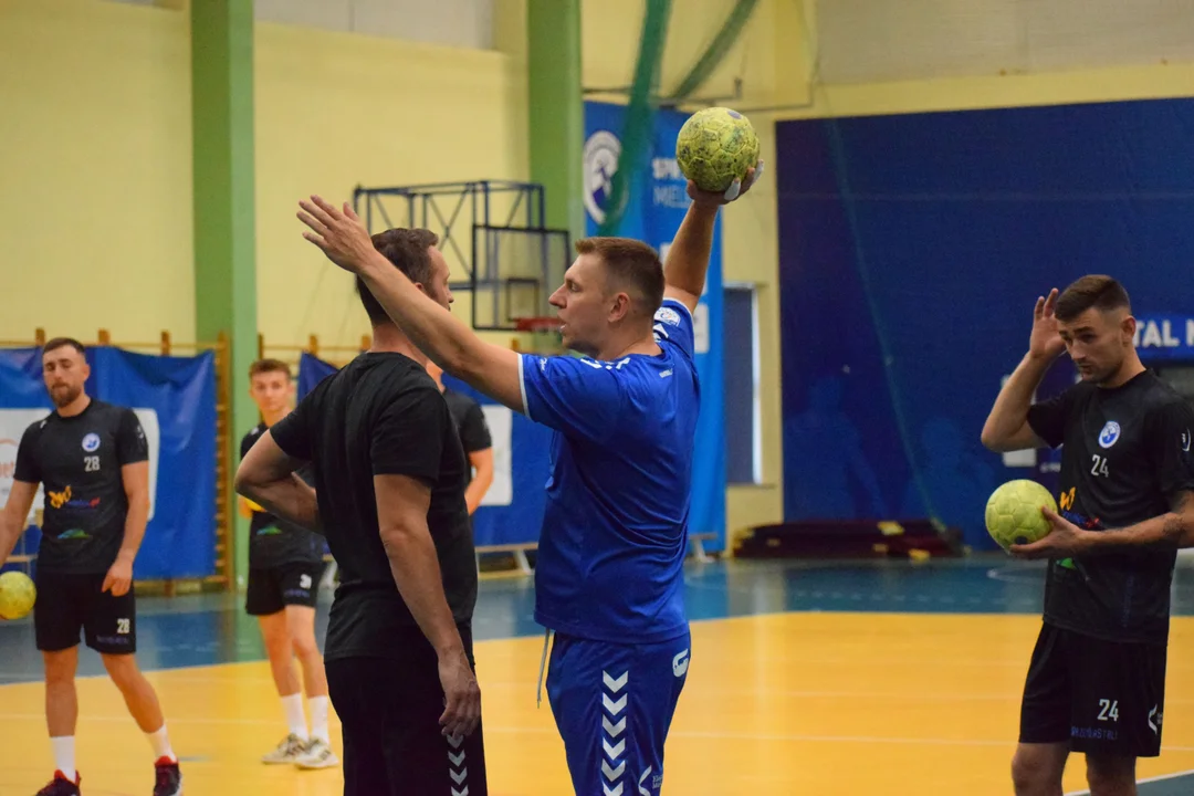 Handball Stal Mielec na treningu