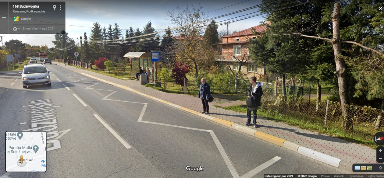 Rz24: Mieszkańcy Budziwoja, Tyczyna i Boguchwały przyłapani na zdjęciach z samochodu Google