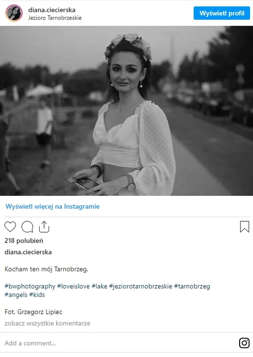 Jezioro Tarnobrzeskie i piękne kobiety na plaży