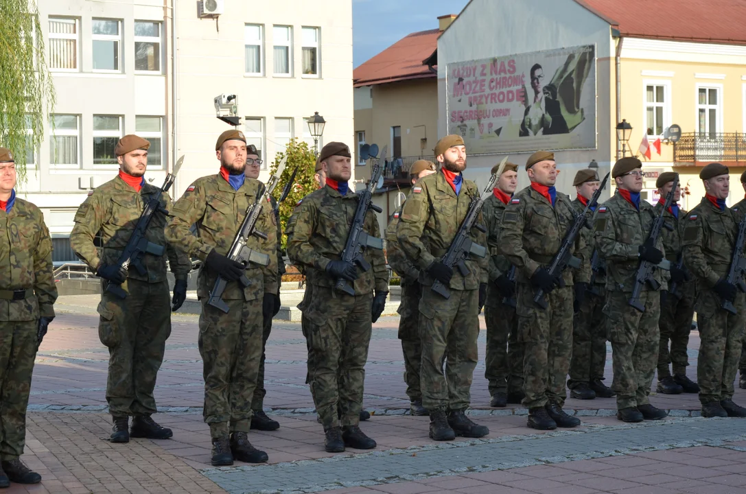 Uroczysta przysięga terytorialsów z Podkarpacia