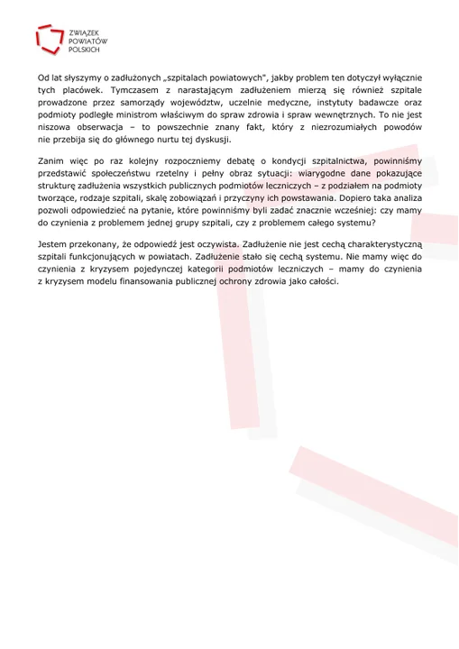 KONTRAKT NA LECZENIE, NIE NA LIKWIDACJĘ SZPITALA!