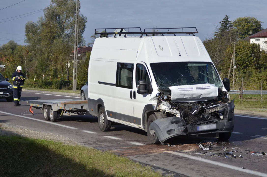 Wypadek na DK9 w Widełce [18.10.2023 r.]