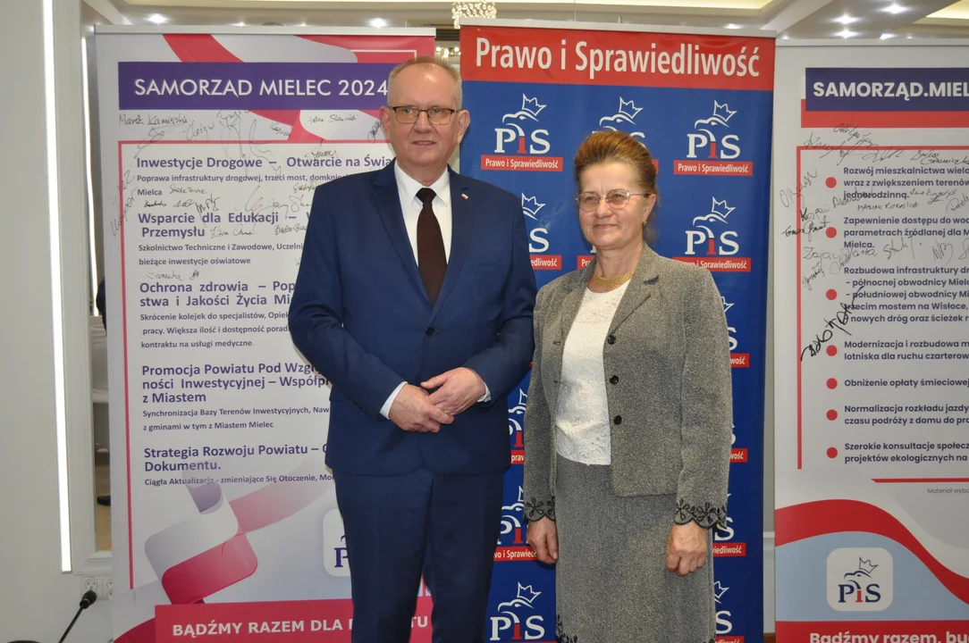 Spotkanie kandydatów Prawa i Sprawiedliwości  w Mielcu