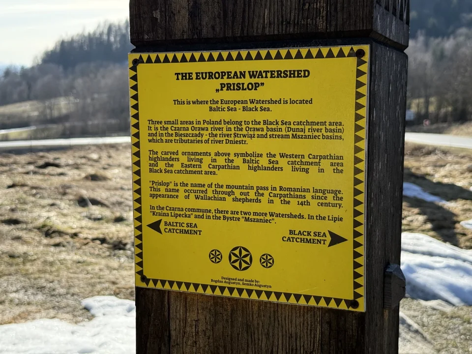 Europejski dział wodny w Bieszczadach