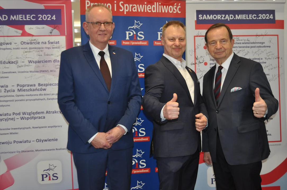 Spotkanie kandydatów Prawa i Sprawiedliwości  w Mielcu