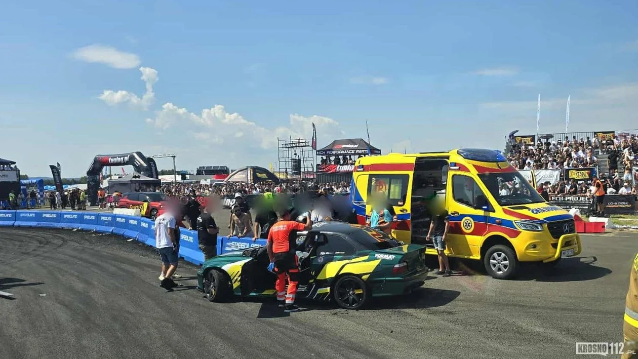 Wypadek podczas moto imprezy w Krośnie