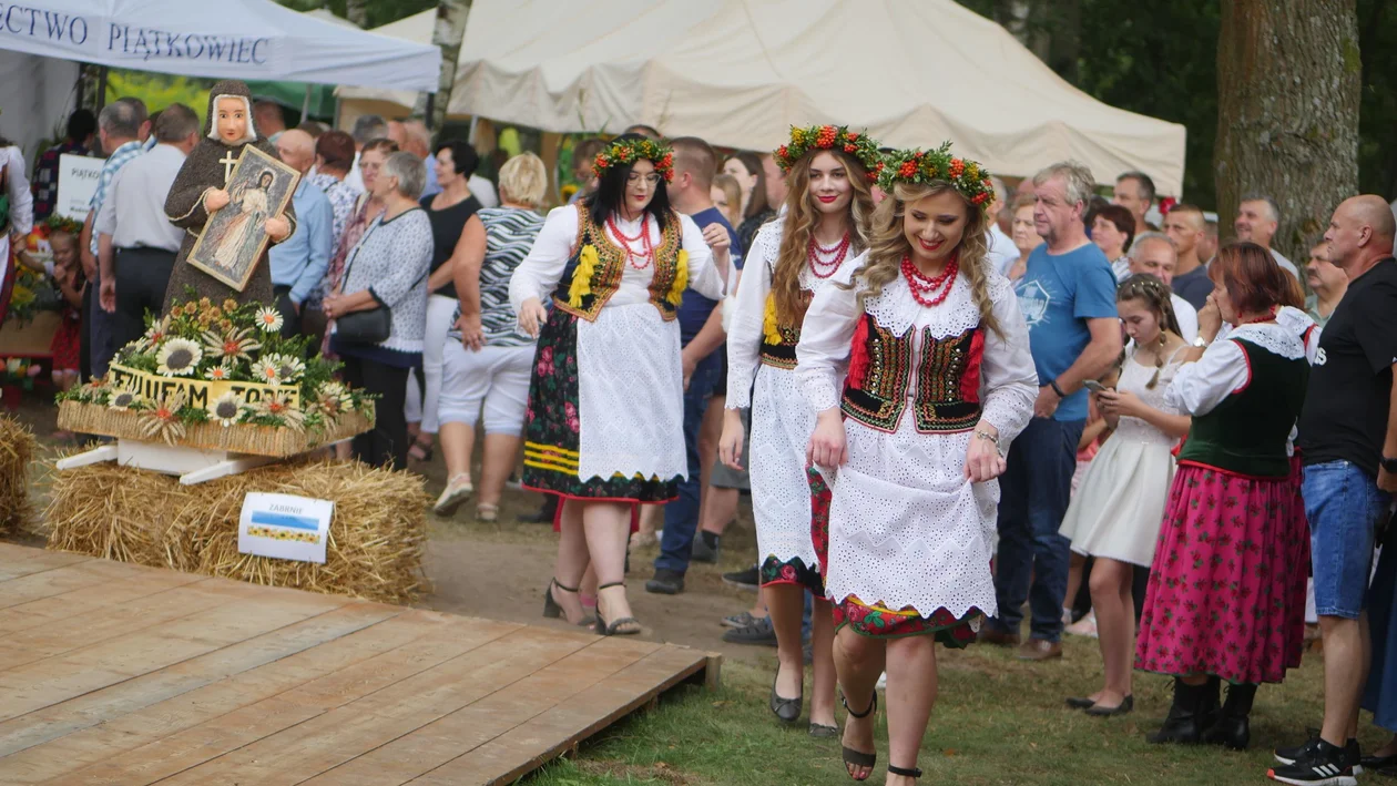 Niezwykłe wieńce dożynkowe w Wierzchowinach [ZDJĘCIA] - Zdjęcie główne