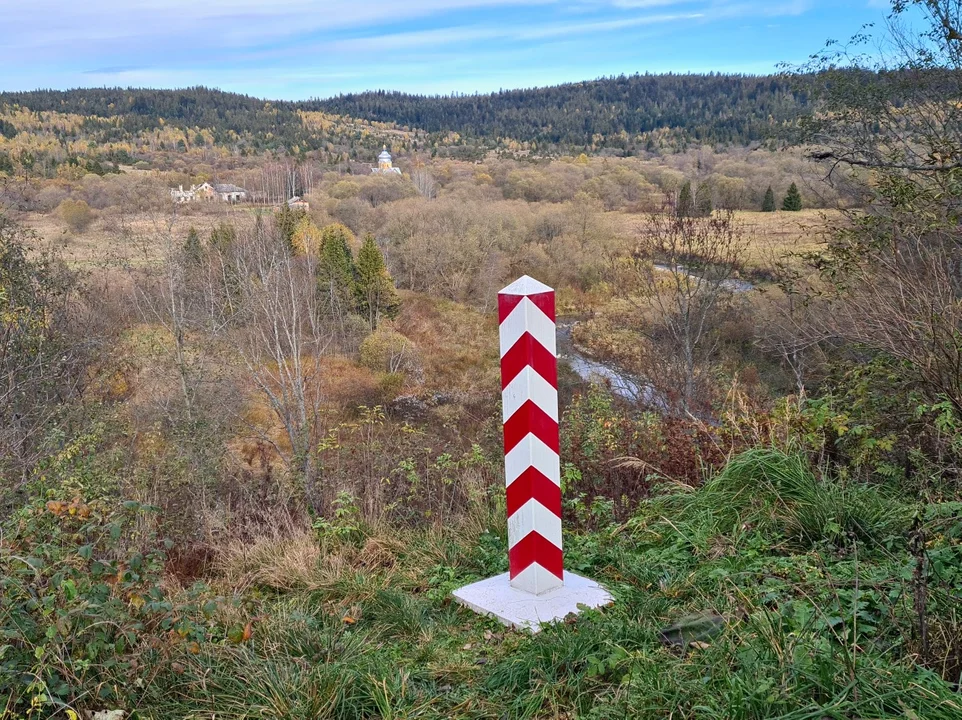 Słupek graniczny w Sokolikach