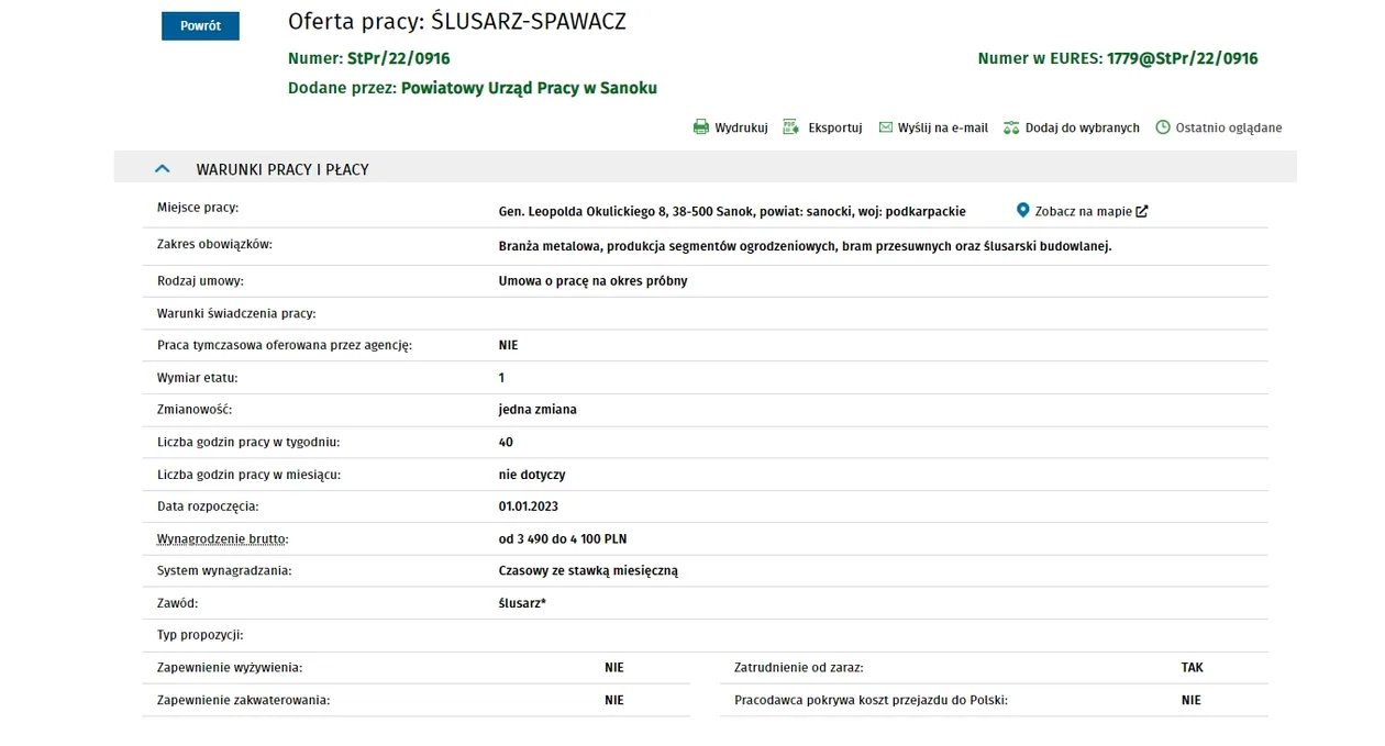 Oferty pracy na Podkarpaciu - są propozycje za ponad 10 tysięcy złotych brutto/miesiąc