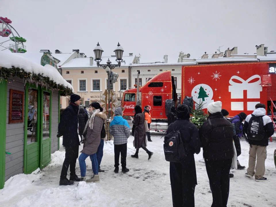 Świąteczna ciężarówka Coca-Coli odwiedziła Rzeszów