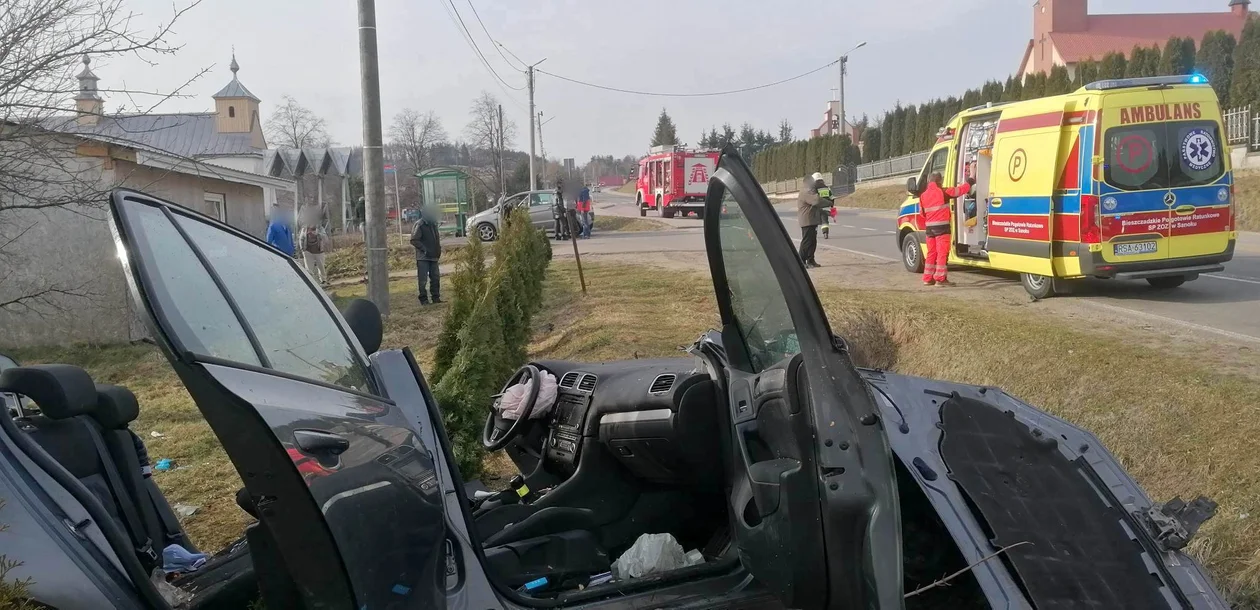 Makabrycznie wyglądający wypadek w Czaszynie. Zobacz nagranie i zdjęcia