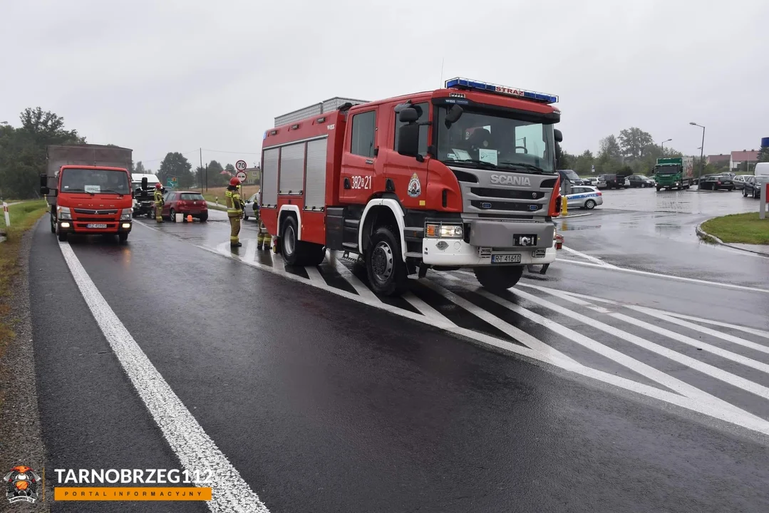 Wypadek w Nowej Dębie