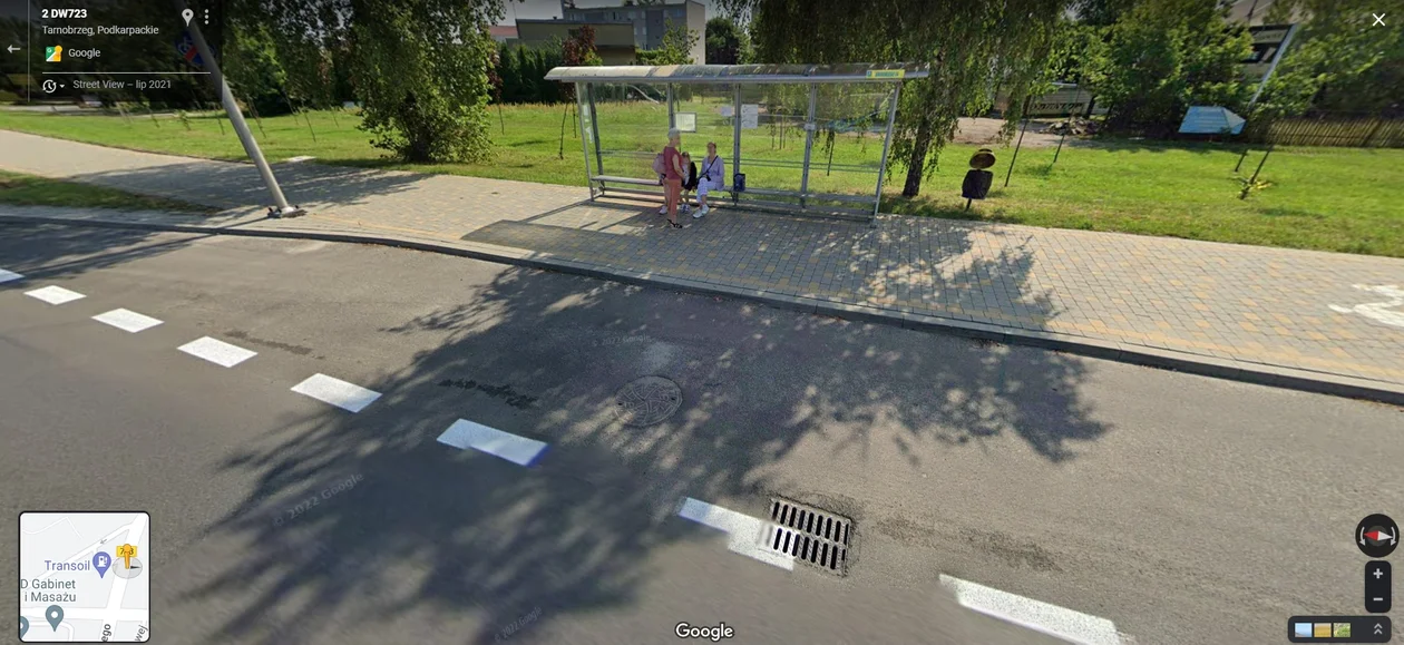 Google Street View - zdjęcia z 2021 roku z Tarnobrzega