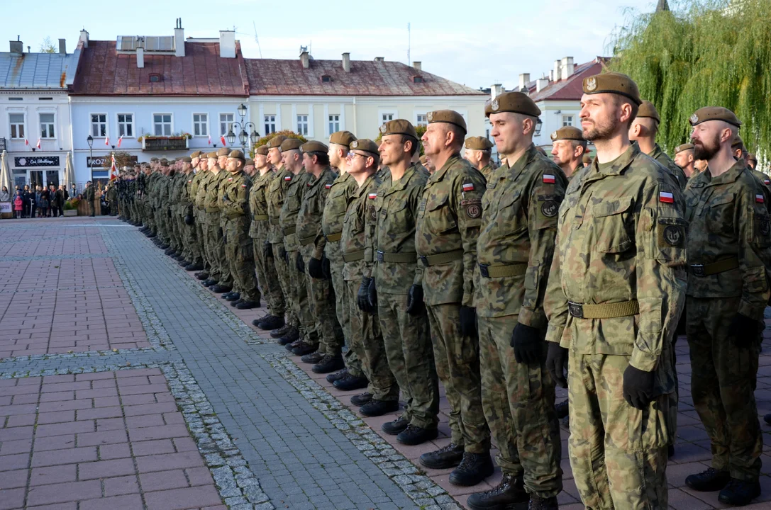 Uroczysta przysięga terytorialsów z Podkarpacia