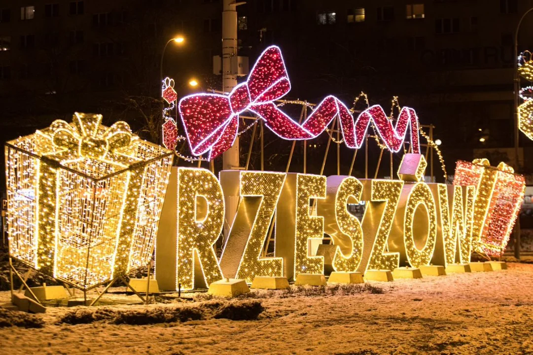 Ozdoby świąteczne w Rzeszowie z poprzednich lat