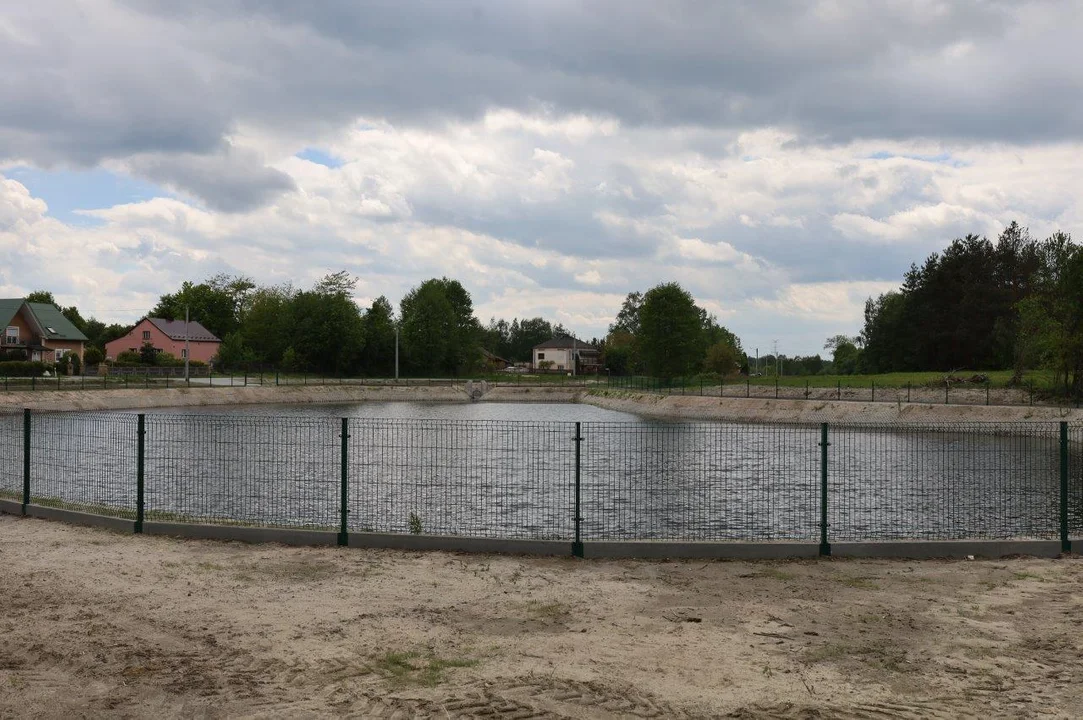 Zbiornik retencyjny w Kupnie ukończony