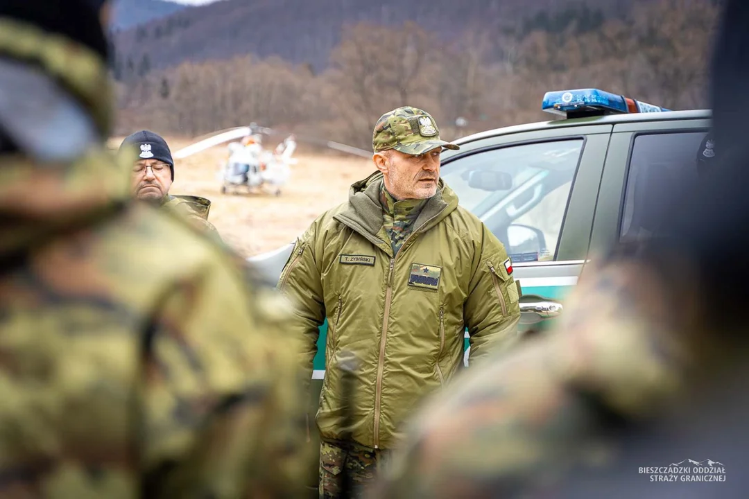 Działania bieszczadzkich pograniczników w górach