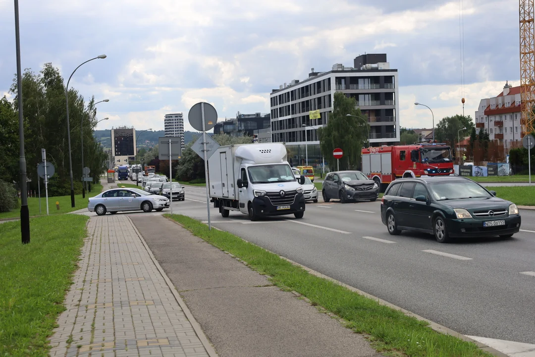 Wypadek na alei Armii Krajowej w Rzeszowie
