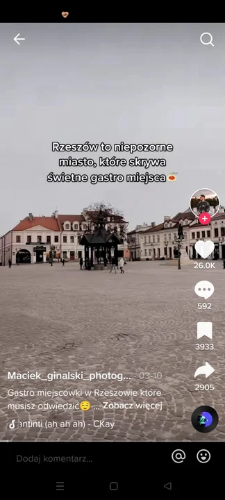 Znajdziecie je pod hasztagiem #Rzeszów w aplikacji TikTok