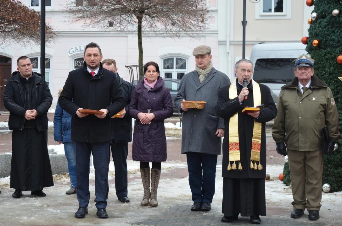 Wigilijne spotkanie na sanockim Rynku