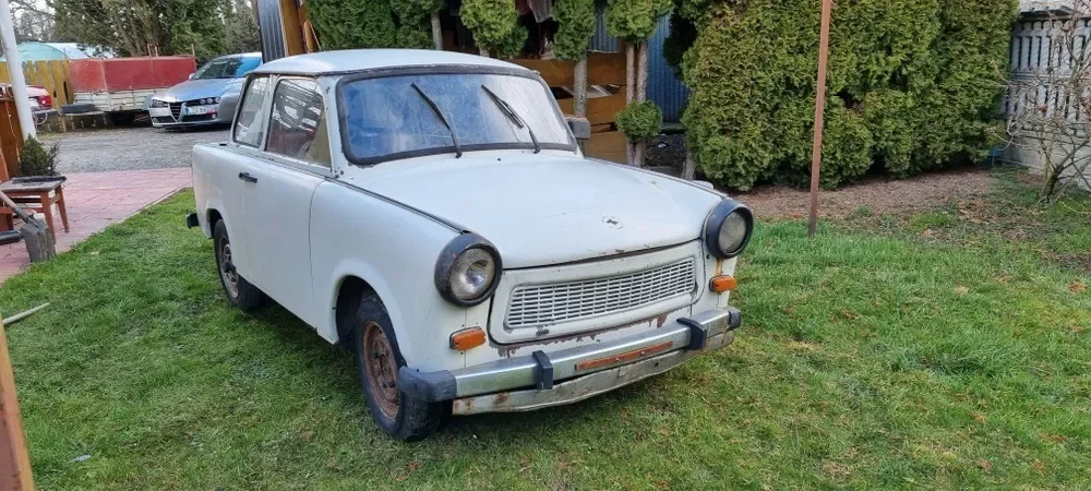 Trabant 601 - 1977r. Na chodzie , kompletny , zdrowa podłoga. 2500 zł.