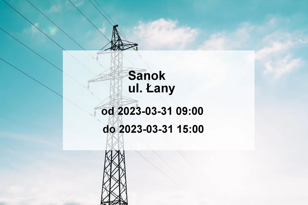 Wyłączenia prądu od 24 marca 2023