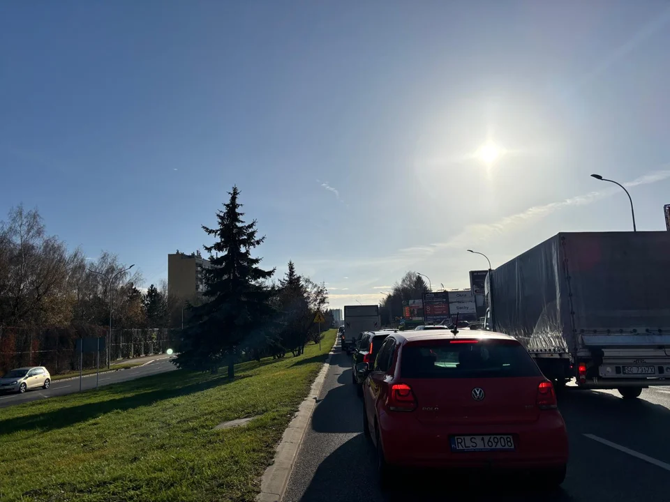 Utrudnienia w ruchu na rzeszowskiej obwodnicy