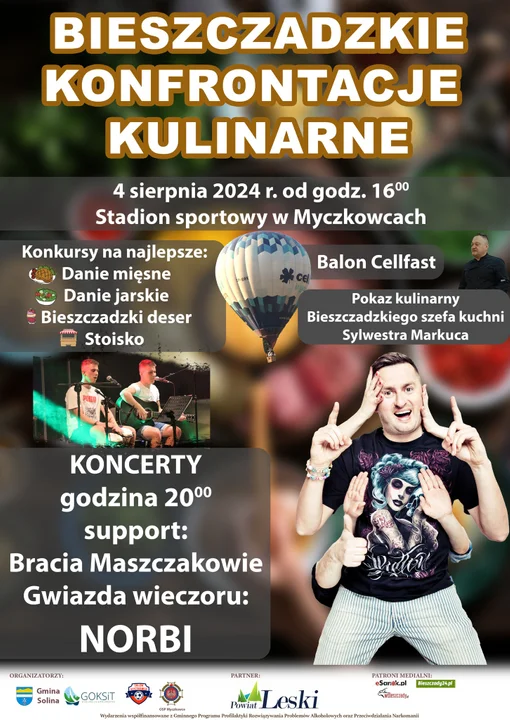 Bieszczadzkie Konfrontacje Kulinarne w Myczkowcach