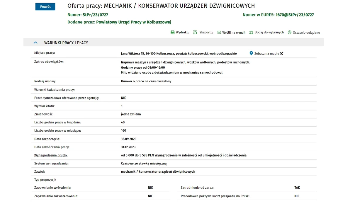 Praca na Podkarpaciu. Oferty nawet za 10 tysięcy złotych na miesiąc