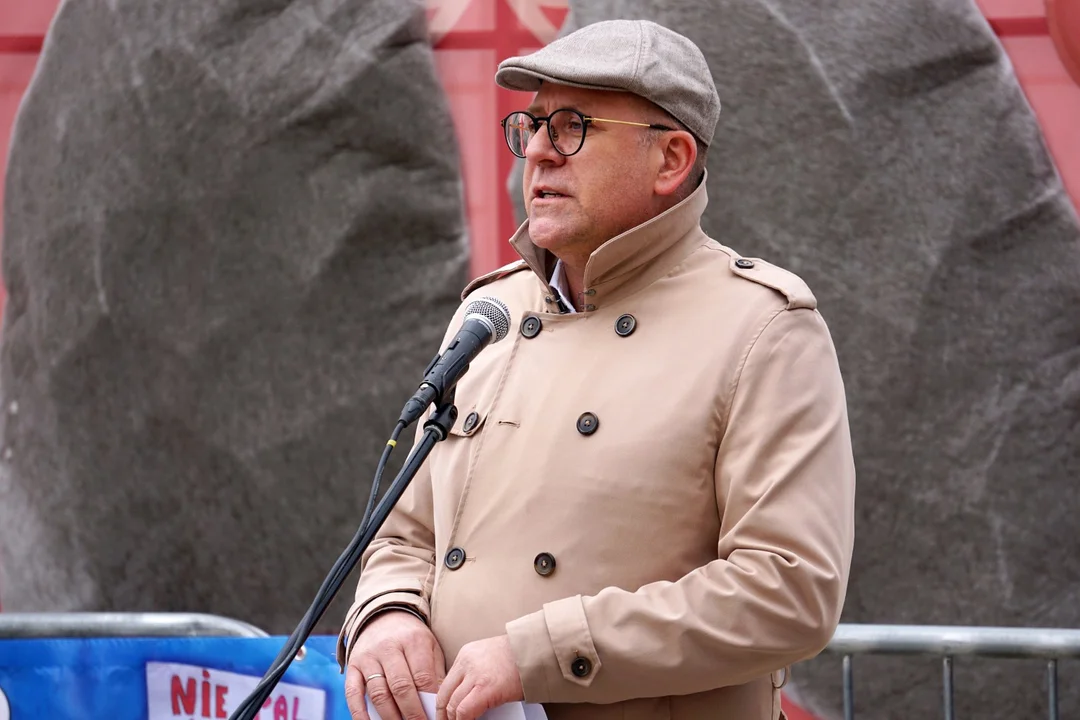 Edukacyjny happening na Placu Pułaskiego